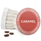 Fabula Organic Coffee Pods Caramel Medium Roast - Low Acid - Single Origin - Mold Free - Non-GMO - Fair Trade - Only Compatible with Keurig K Cup 1.0