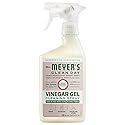 MRS. MEYER'S CLEAN DAY Vinegar Gel Cleaning Spray, Bathroom Use, No-Rinse Formula, Apple Blossom, 16 Fl Oz, Pack of 1