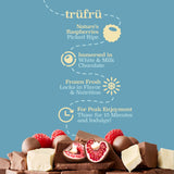 Tru Fru, White & Milk Chocolate Raspberries, 8 Ounce