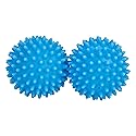 Smart Design Plastic Dryer Balls with Spikes - Set of 2 - Fabric Softener - Eliminates Wrinkles and Reduces Static - for Laundry, Clothes, Fabrics