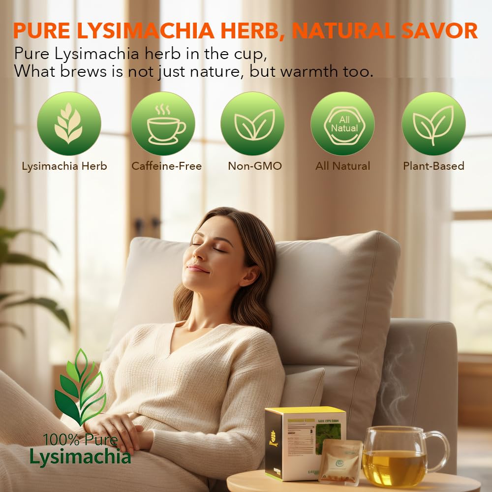 Soilmount - Lysimachia Tea - |Gold Coin Grass|Kidney Health|jinqiancao|???/???| - Pure Herbal Tea - Natural, Organic, Non-GMO, Clean Ingredients