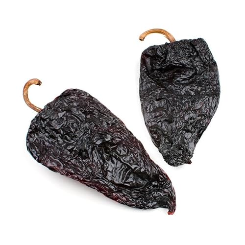 Essential Spice Dried Ancho Chilies - Mild Heat & Sweet Smoky Flavor - Whole Dried Poblano Peppers for Sauces, Salsas, Stews & Mexican Cooking - Easy