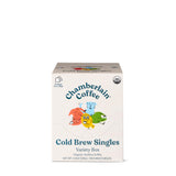 Chamberlain Coffee Variety Cold Brew Singles Medium Roast - USDA Organic, 10 Single Serve w/Different Flavors - Arabica Coffee - Smooth, Rich