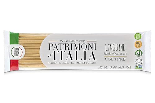 Patrimoni d'Italia Linguine, 1 Pound (Pack of 12)