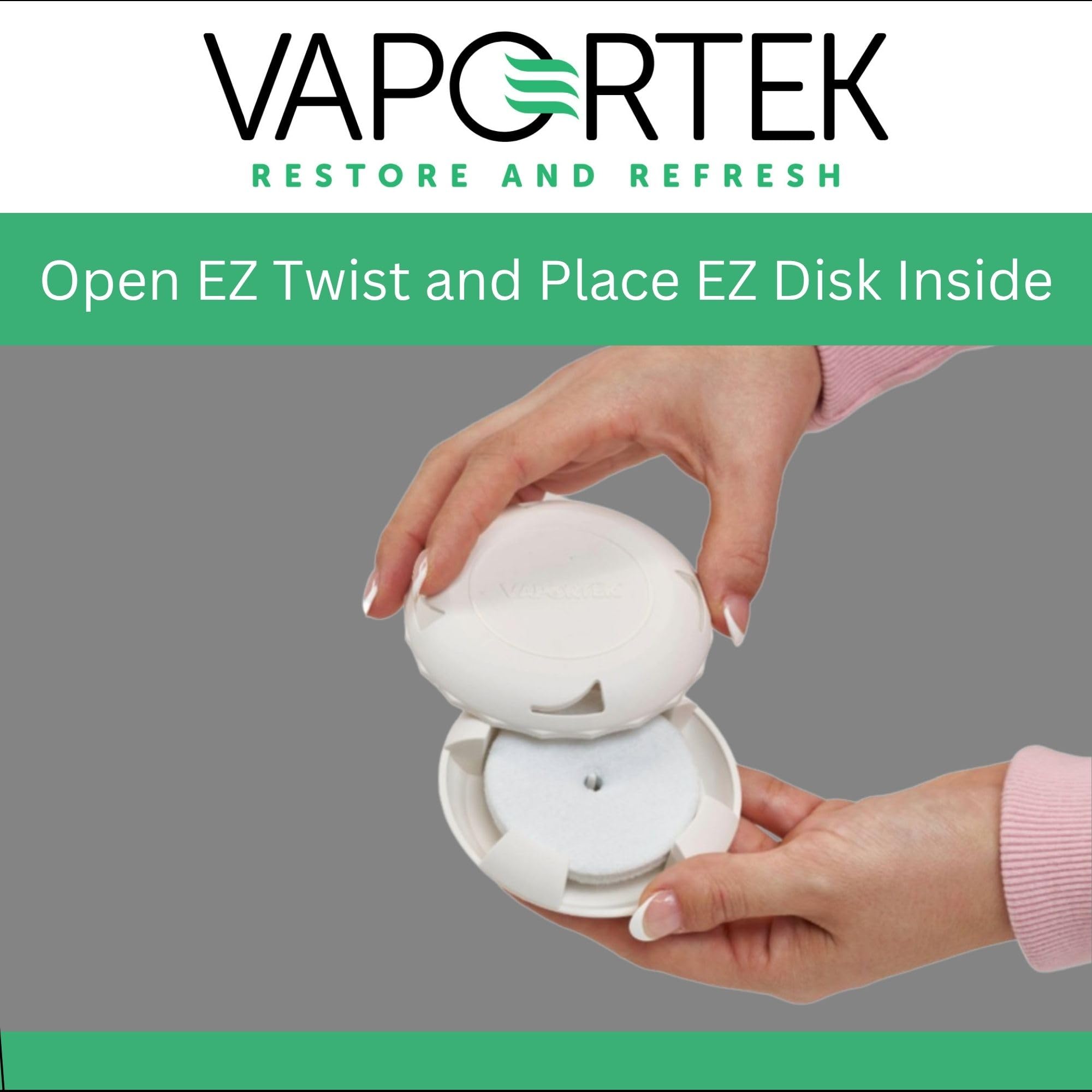 Vaportek EZ-Disk fragrance disk for use in EZ-Twist holder, 12 disks, S.O.S smoke neutralizing Scent