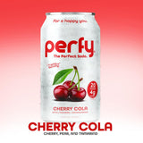 PERFY Caffeine Free Healthy Soda Classics Variety | Real Fruit Juice - Low Sugar Nootropic Drinks with L-Theanine + Turmeric or Ashwagandha | Calming