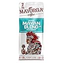 Mayorga Organic Coffee 2lb Mayan Blend - Medium Roast Whole Bean Coffee Specialty Grade, 100% Arabica, Slow Roasted, Chocolate and Floral Flavor