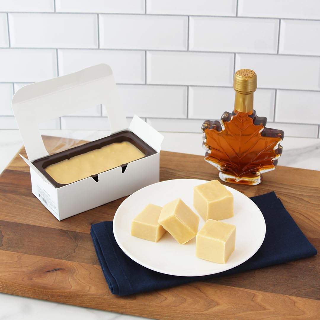 Vermont Nut Free Chocolates Fudge (Maple) 8 Ounces, Nut-Free, Egg-Free, Kosher