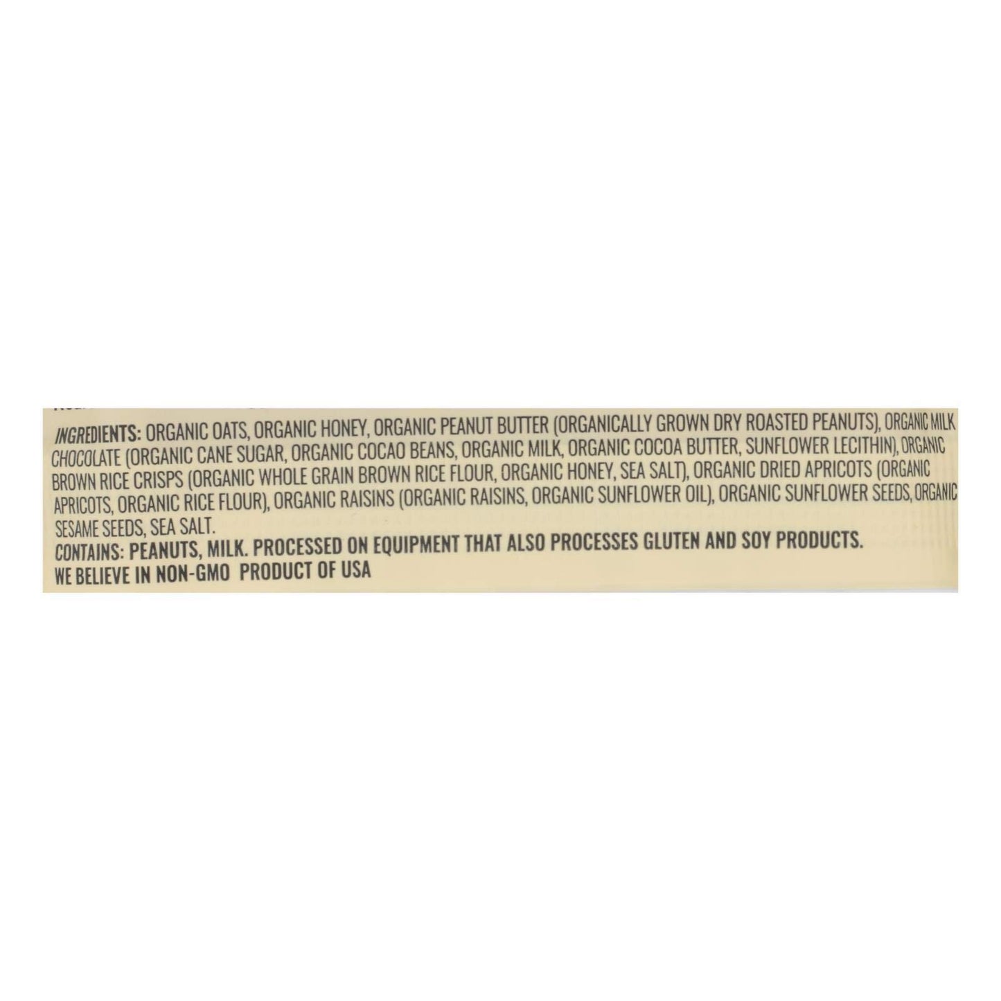 Kate’s Real Food Organic Energy Bars, Non-GMO, All-Natural Ingredients, Gluten-Free and Soy-Free Healthy Snack with Natural Flavors, Peanut Butter