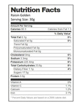 Aiva Golden California Raisins (2 LB) - Naturally Sweet Dried Fruit for Snacking, Baking, and Cooking