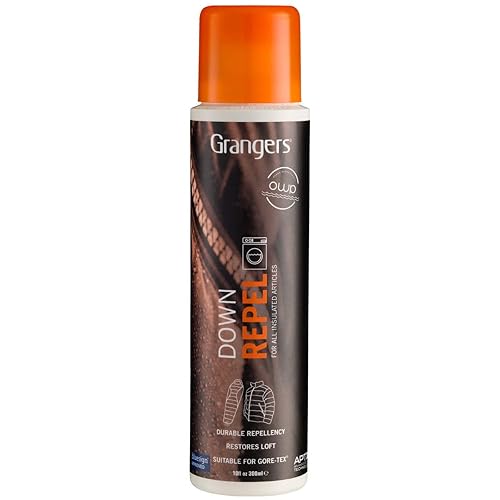 Grangers Down Repel (10 fl oz (300ml) | Wash-In Waterproofing Treatment for Down Jackets & Sleeping Bags | Restores Feather Loft & Durable Water