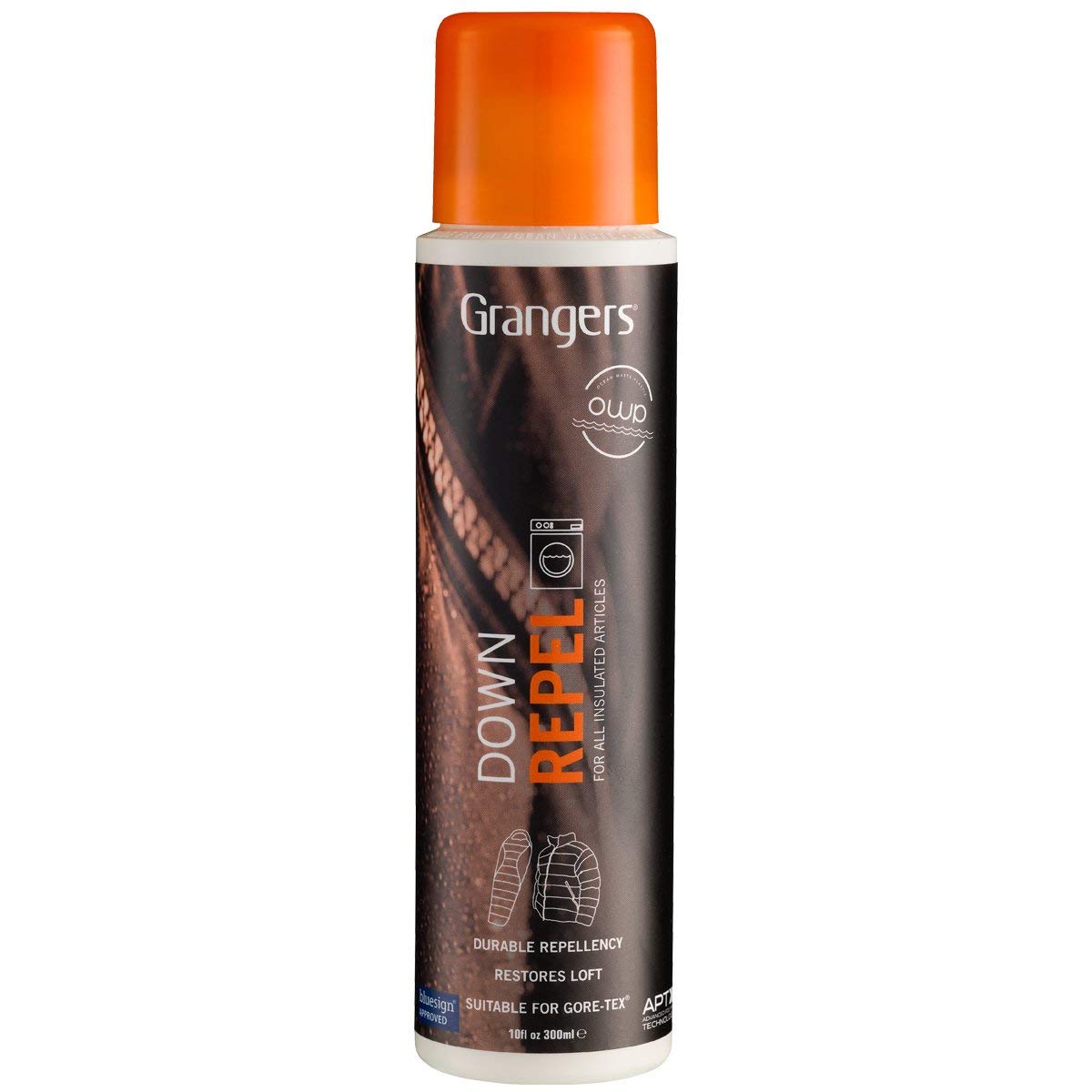 Grangers Down Repel (10 fl oz (300ml) | Wash-In Waterproofing Treatment for Down Jackets & Sleeping Bags | Restores Feather Loft & Durable Water