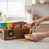 Corn-Nuts Crunchy Corn Snacks Variety Pack, 1.7 oz Bags, Bold Roasted Flavors, Individually Packed, (Pack of 24)