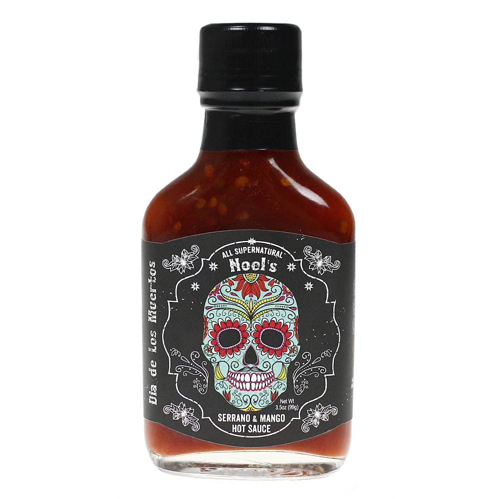 Noel's Dia de Los Muertos "All Supernatural" Serrano & Mango Hot Sauce, 3.5 Ounce