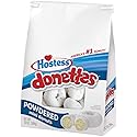 Hostess Powdered Sugar Donettes, 10.5 Ounce -- 6 per case.
