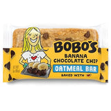 Bobo's Banana Chocolate Chip Oat Bars, Simple Ingredients, Whole Grain Oats, Plant Based, Gluten Free Breakfast Bars, Non-GMO, Healthy Snacks