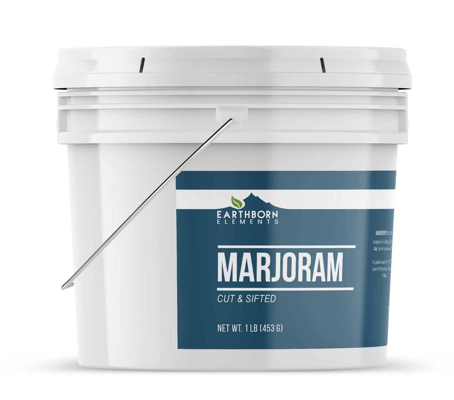 Earthborn Elements Marjoram 1 Gallon Bucket, Cut & Sifted, Versatile Herb