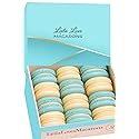 LeilaLove Macarons 15 Blue and white Macarons