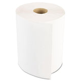 Hardwound Paper Towels, Nonperforated 1-Ply White, 8" W, 2" Core, 350'/Roll