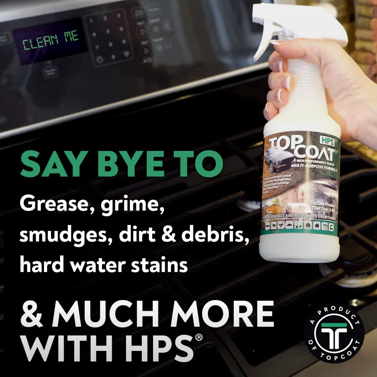 TopCoat HPS High-Performance Sealer for Household Cleaning, 16 oz Water-Based, Multi-Purpose Cleaning Products for Home - Easily and Effectively