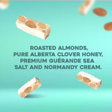 Golden Bonbon Sea Salt Caramel Almond Nougat Candy - Gluten-Free, Trans Fat-Free, Made with Guérande Sea Salt and Normandy Cream
