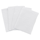 TIDI Single-Use Towel, White, 13" x 18" (Pack of 500) - Waffle Embossed - 3-Ply Tissue - Multi-Purpose Towels & Wipes - Dental, Tattoo & Medical