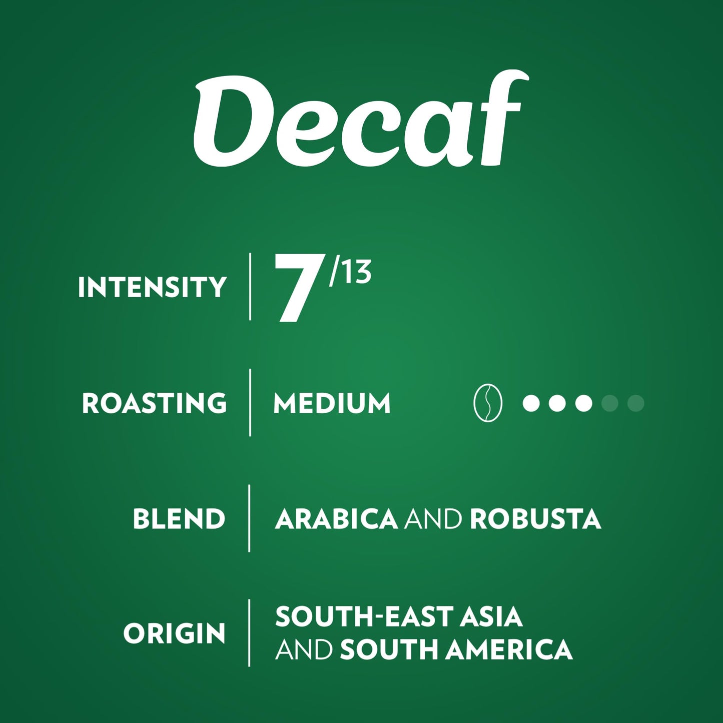Lavazza Decaf Aluminum Capsules Compatible with Nespresso* Original Machines, Medium Roast (60 Capsules)
