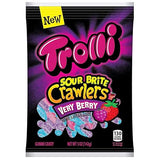 Trolli Sour Brite Crawlers Very Berry, 5 Ounce, Pack of 12