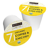 Bruvia Half Caff Chicory Coffee Pods - Premium Chicory Blend for Keurig K-Cup Brewer - 36 Count (Pack of 1)