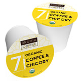 Bruvia Half Caff Chicory Coffee Pods - Premium Chicory Blend for Keurig K-Cup Brewer - 36 Count (Pack of 1)