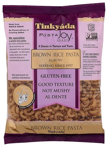 PACK OF 12 - Tinkyáda Pasta Joy Ready Elbow Brown Rice Pasta, 16 oz
