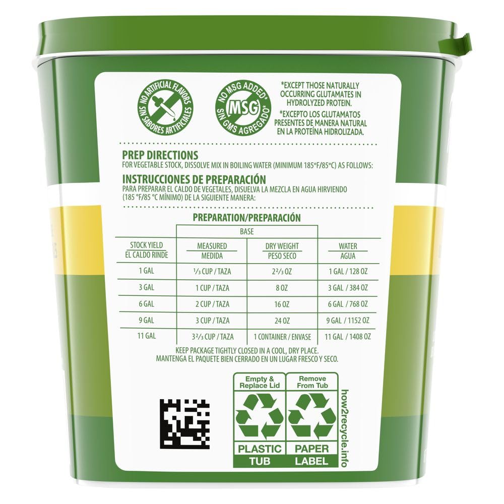 Knorr Select Vegetable Base, 1.82 Pound -- 6 per case.