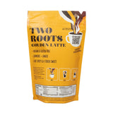 Two Leaves and a Bud Two Roots Golden Latte (36 Servings), Powdered Turmeric Ginger Herbal Tea Latte, Vegan, Dairy Free, Low Sugar, Iced or Hot Lattes