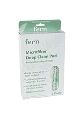 Fern MK27123 Microfiber Mop Refill Pad - Machine Washable with Scrub Strips for Fern 48? Mop Kits- 2 Pack