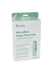 Fern MK27123 Microfiber Mop Refill Pad - Machine Washable with Scrub Strips for Fern 48? Mop Kits- 2 Pack