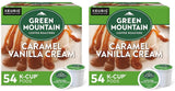 Green Mountain Coffee Roasters Caramel Vanilla Cream Keurig Single-Serve K-Cup pods, Light Roast Coffee