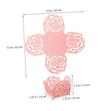 MUCKLILY 100pcs Chocolate Truffle Wrappers Hollow Design Elegant Cupcake Liners for Weddings Birthdays and Parties Combination