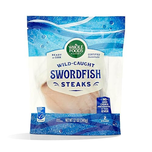 Whole Foods Market, Swordfish Steaks Wild Caught, 12 Ounce