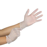 Karat FP-GV1006 Vinyl Powder-Free Gloves (Clear) - Small (Case of 1000)