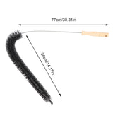Dryer Vent Cleaner- 72cm Flexible Long Rod Brush-Sewer Drain Brush/Radiator Refrigerator/Washing Machine Tool Coil Brush for Dirt Dust Lint Blockage