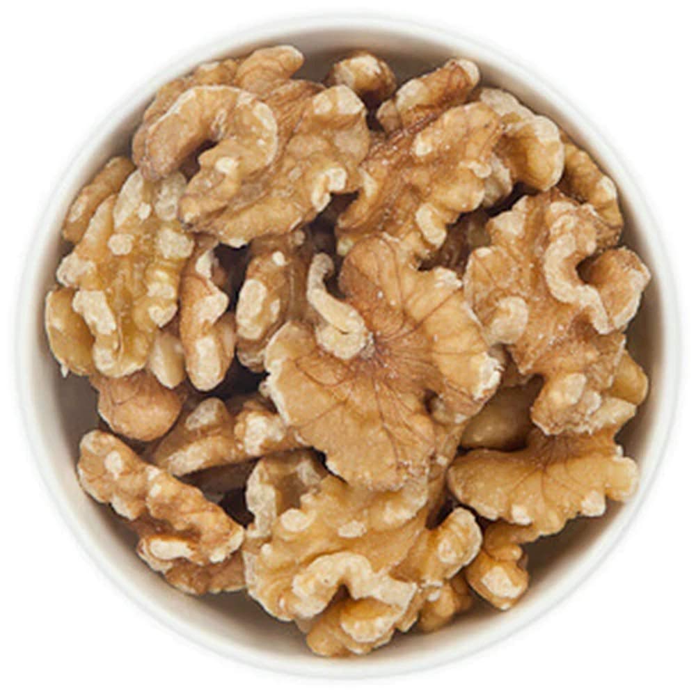 Dry Roasted Unsalted California Walnuts (1 Lb.) - Oven Roasted to Perfection in Small Batches for Added Freshness - Vegan & Keto Friendly - Farm Fresh