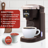 Oriente Dark Roast Coffee Pods, 50 ct, Cuban Inspired Coffee in Single Serve Pods - 100% Arabica Coffee, Compatible with Keurig K Cups Maker