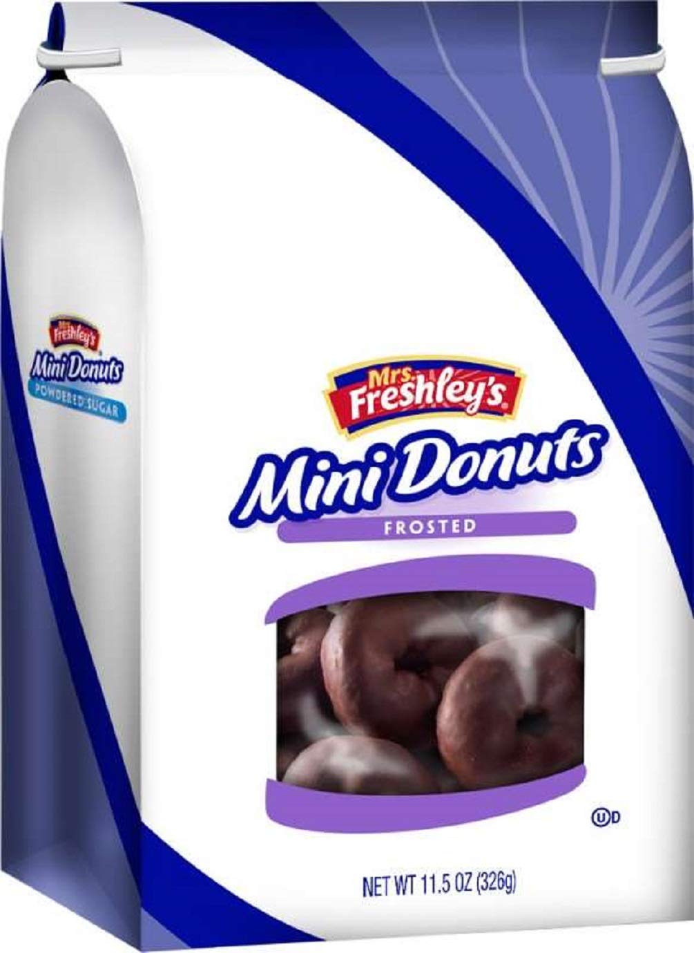 Mrs. Freshley's Chocolate Frosted Mini Donuts, 11.5 Oz., Pack of 4
