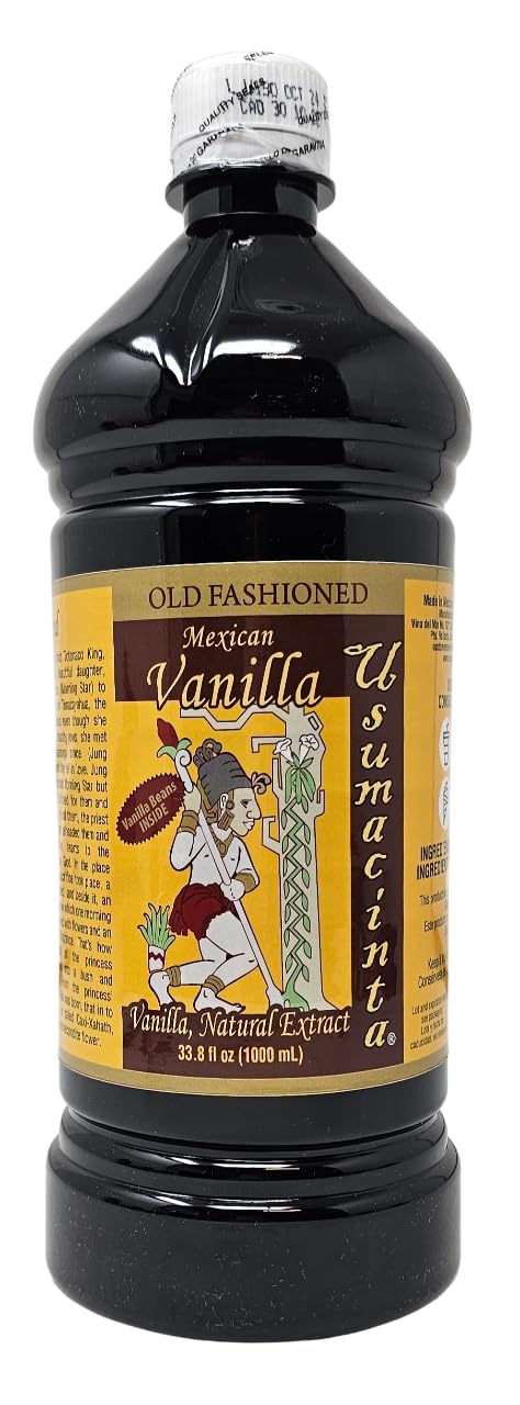 Usumacinta Pure Amber Mexican Vanilla, 33.8 Ounces, Made in Mexico