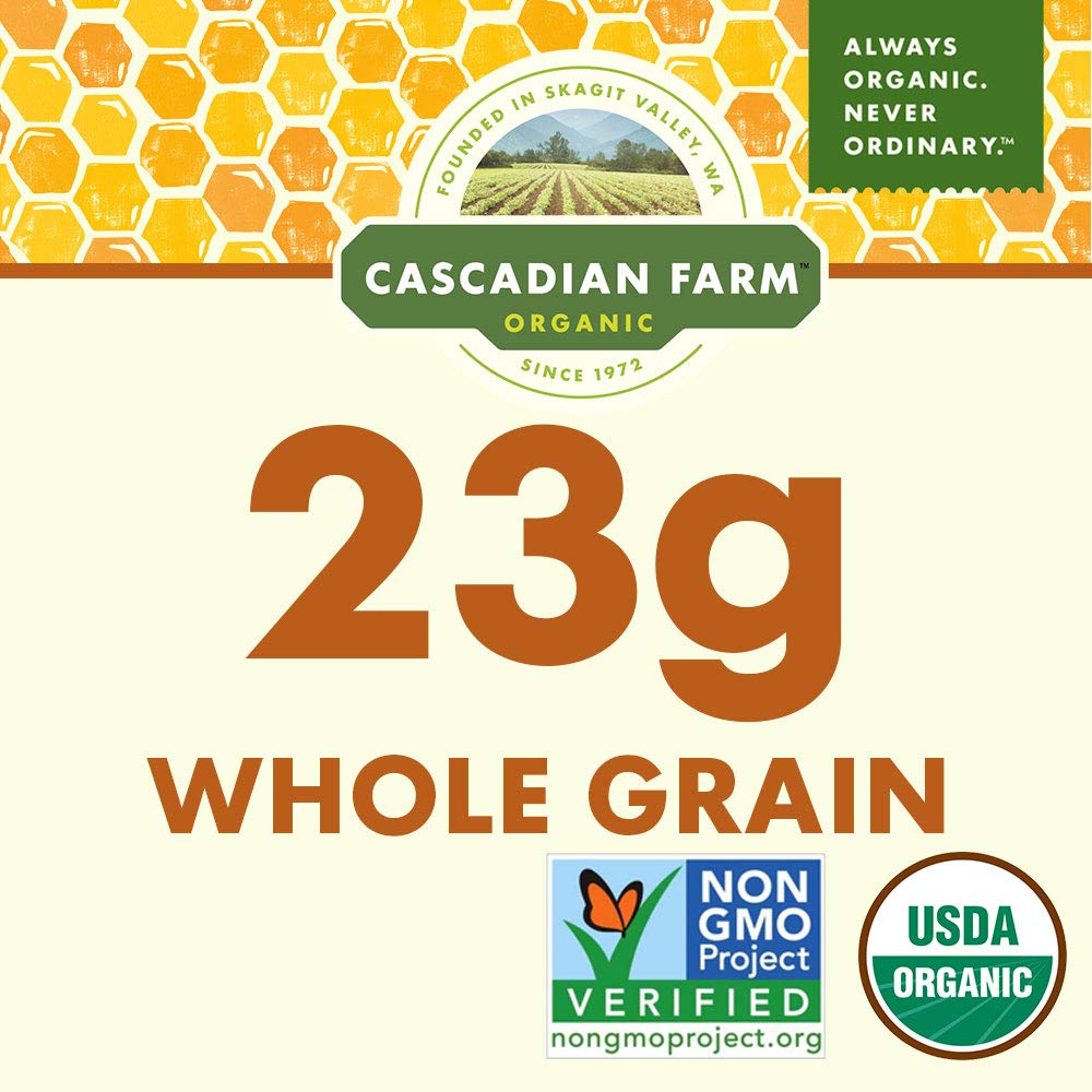 Cascadian Farm Organic Oats and Honey Crunchy Granola Bars, 5 ct, 7.1 oz