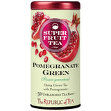 The Republic of Tea - Pomegranate Green SuperFruit Tea, 50 Tea Bags, Antioxidant Blend, Gluten Free