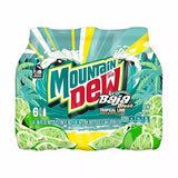 Mountain Dew Baja Blast Flavored Soda Drink, Tropical Lime (Pack of 6-16 Oz Bottles)