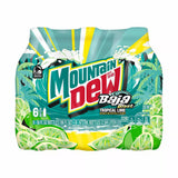 Mountain Dew Baja Blast Flavored Soda Drink, Tropical Lime (Pack of 6-16 Oz Bottles)