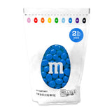 M&M’S WORLD Peanut Blue Chocolate Candy, 2lbs of Bulk Candy in Resealable Pack for Graduations, Weddings, 4th of July, Birthday Parties, Candy Bars
