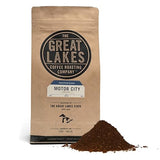 Great Lakes Medium Roast Ground Coffee, Motor City Blend, Farmer Direct Sourced from Brazil, Columbia, and Guatemala,12 Ounces